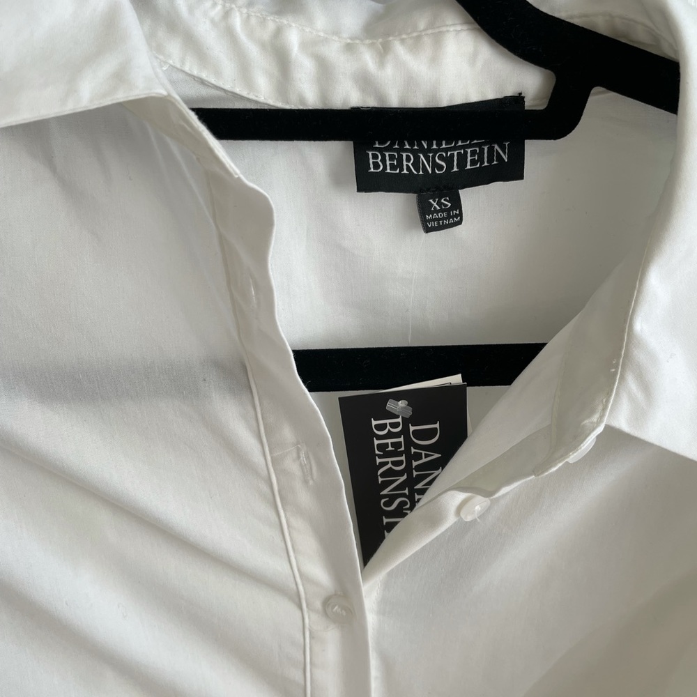 Danielle Bernstein White Puff Sleeve Bodysuit - image 3